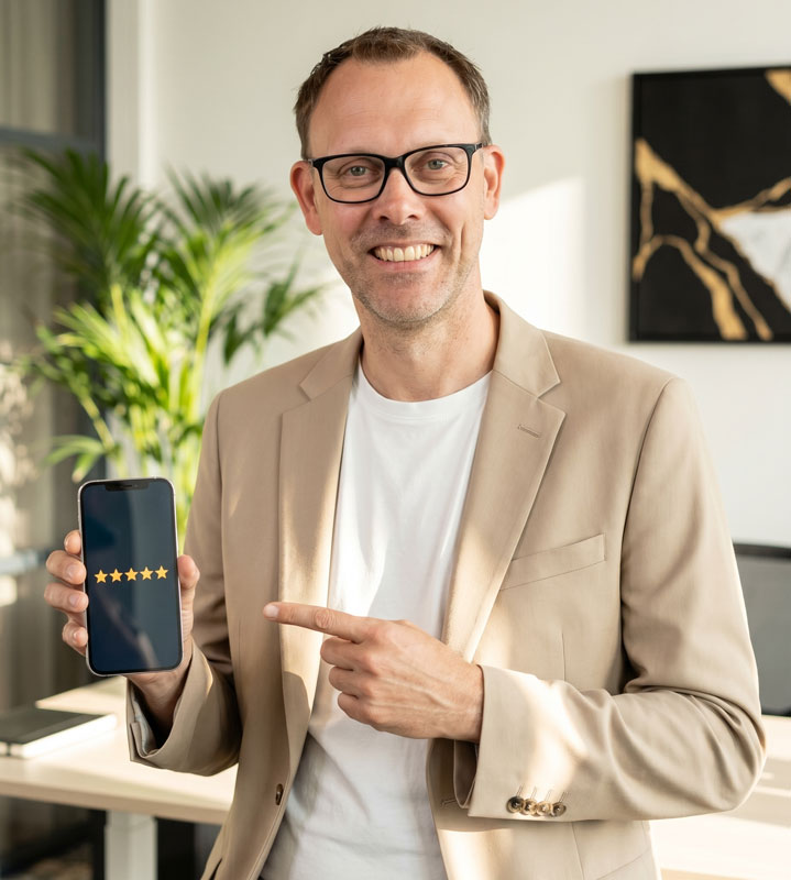 Heiko Thoma, Gründer von 77NEUN und dein persönlicher Ansprechpartner bei Bewertungsboost